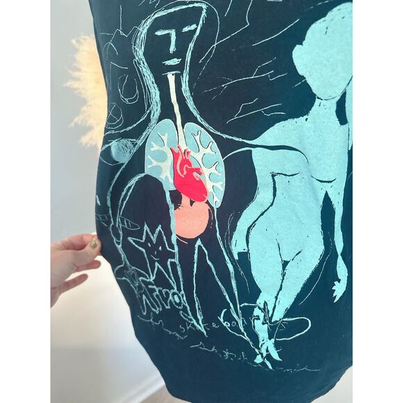 Frog Phenomenon Skateboards Long Sleeve Shirt Medium Crewneck Tee Navy Blue - Picture 5 of 9